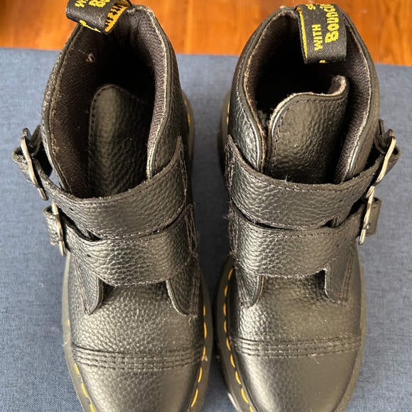 Dr Martens Devon Flower buckle booties -Never Worn - Picture 5 of 7